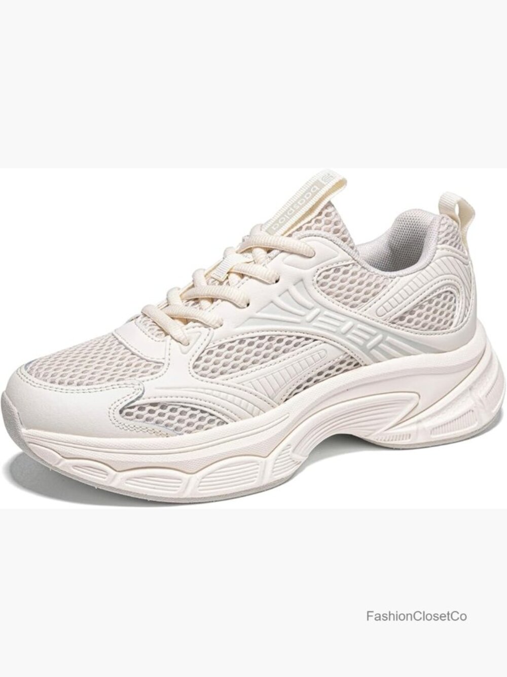 Chunky Breathable Mesh Walking Sneakers Casual Athletic Tennis Shoes with Thick